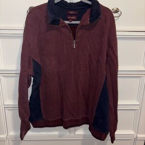 Nordstrom Burgundy and Navy Pullover